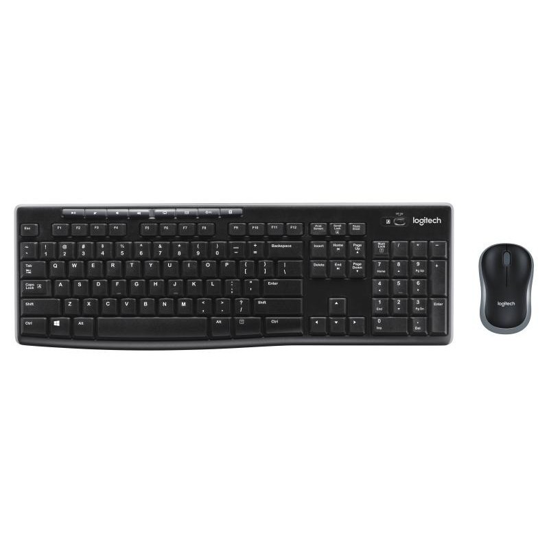 Logitech KIT MK270 sans fil Noir Retail 