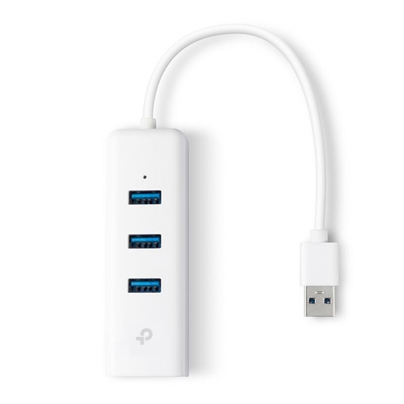 TP-Link UE330 - Adaptateur USB / Ethernet Gigabit avec Hub 3 ports USB 3.0 