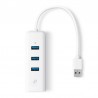 TP-Link UE330 - Adaptateur USB / Ethernet Gigabit avec Hub 3 ports USB 3.0 