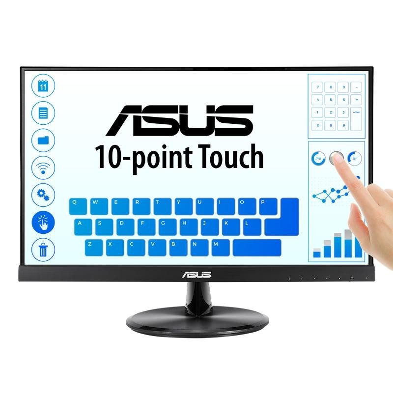ASUS VT229H écran plat de PC 54,6 cm (21.5") 1920 x 1080 pixels Full HD LED Écran tactile Noir 