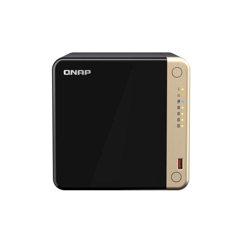 QNAP TS-464 NAS Tower Intel® Celeron® N5095 8 Go DDR4 0 To QNAP QTS Noir 