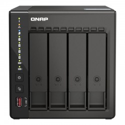 QNAP TS-453E NAS Tower Intel® Celeron® J6412 8 Go 0 To QNAP QTS Noir 