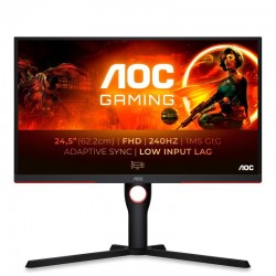 AOC G3 25G3ZM/BK écran plat de PC 62,2 cm (24.5") 1920 x 1080 pixels Full HD Noir, Rouge 