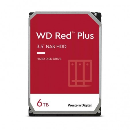 Western Digital Red Plus disque dur 6 To 5400 tr/min 256 Mo 3.5" Série ATA III 