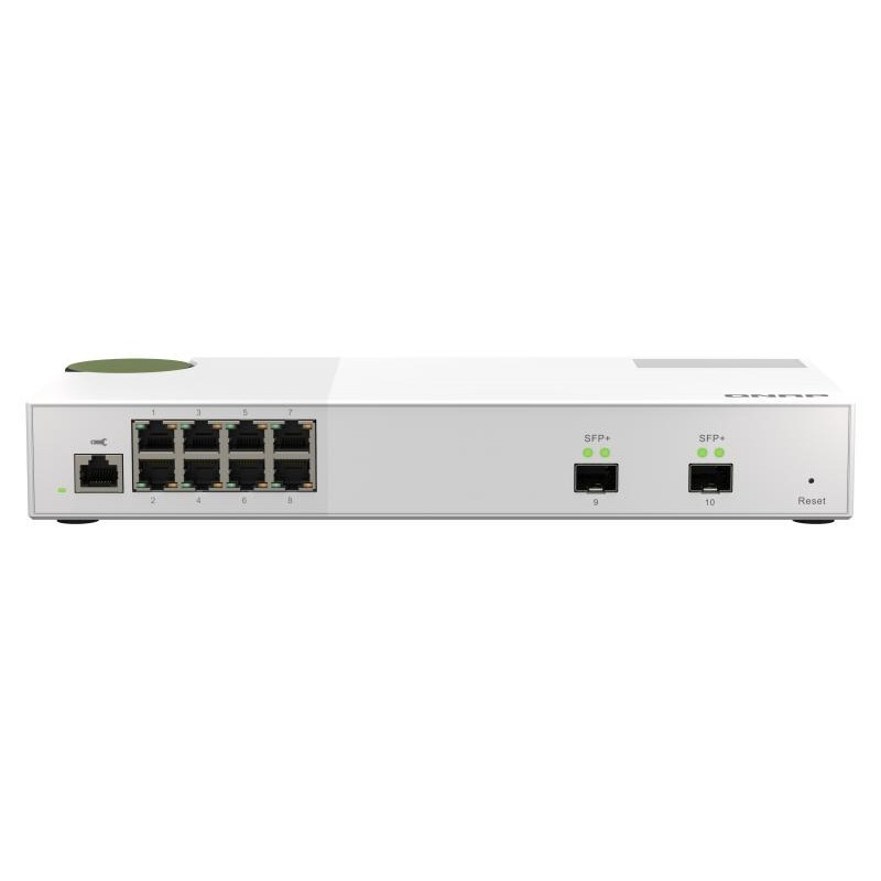 QNAP Switch 8 Ports (8x2.5GbE 2x10GbE SFP+)*QSW-M2108-2S 