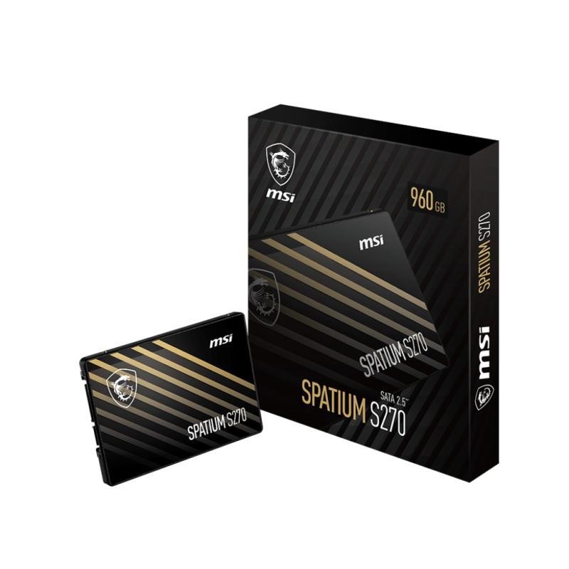 MSI Spatium S270 SATA 2.5 960GB 960 Go 2.5" Série ATA III 3D NAND 