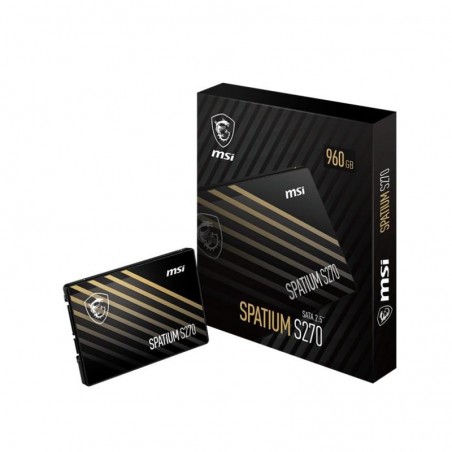 MSI Spatium S270 SATA 2.5 960GB 960 Go 2.5" Série ATA III 3D NAND 