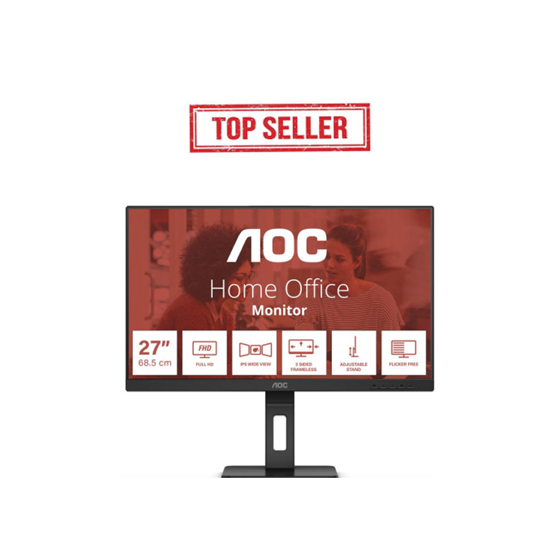 AOC E3 27E3QAF écran plat de PC 68,6 cm (27") 1920 x 1080 pixels Full HD LED Noir 