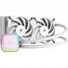Corsair H100I Elite Processeur Refroidisseur de liquide tout-en-un 12 cm Blanc 1 pièce(s) 