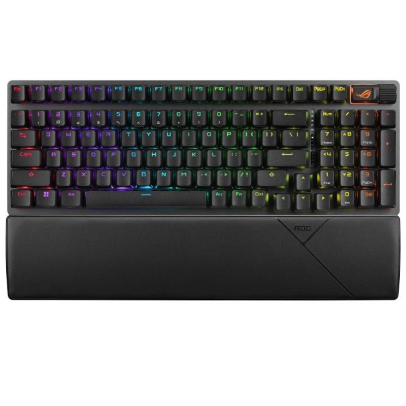 ASUS ROG Strix Scope II 96 Wireless clavier Gaming USB + RF Wireless + Bluetooth AZERTY Français Noir 
