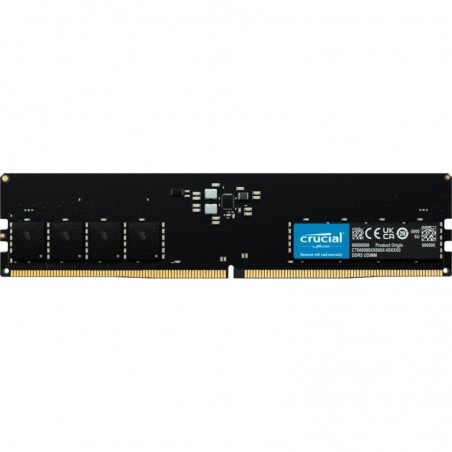Crucial CT16G56C46U5 module de mémoire 16 Go 1 x 16 Go DDR5 288-pin DIMM 