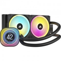 Corsair CW-9061007-WW système de refroidissement d?ordinateur Processeur Refroidisseur de liquide tout-en-un 12 cm Noir 2 