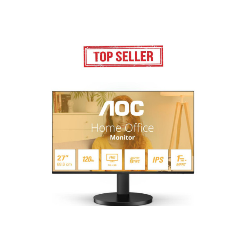 AOC B3 27B3HA2 écran plat de PC 68,6 cm (27") 1920 x 1080 pixels Full HD LED Noir 