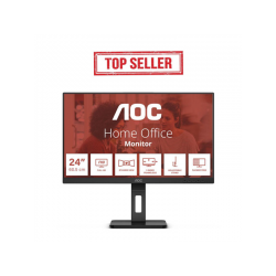 AOC E3 24E3QAF écran plat de PC 60,5 cm (23.8") 1920 x 1080 pixels Full HD LCD Noir 