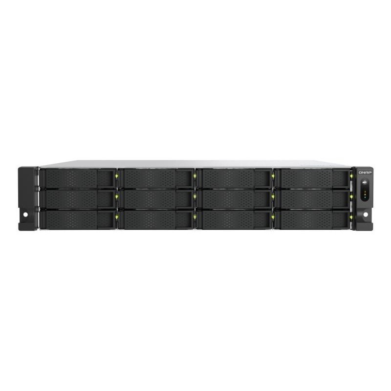 QNAP TS-H1277AXU-RP NAS Rack (2 U) AMD Ryzen? 7 32 Go DDR5 0 To QuTS hero Noir 