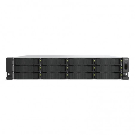 QNAP TS-H1277AXU-RP NAS Rack (2 U) AMD Ryzen? 7 32 Go DDR5 0 To QuTS hero Noir 