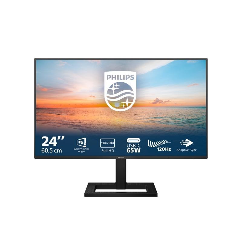 Philips 1000 series 24E1N1300AE/00 écran plat de PC 60,5 cm (23.8") 1920 x 1080 pixels Full HD LCD Noir 