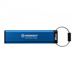 Kingston Technology IronKey Keypad 200 de 8 Go, FIPS 140-3 niveau 3 (en attente), chiffrement AES-256 