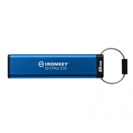 Kingston Technology IronKey Keypad 200 de 8 Go, FIPS 140-3 niveau 3 (en attente), chiffrement AES-256 