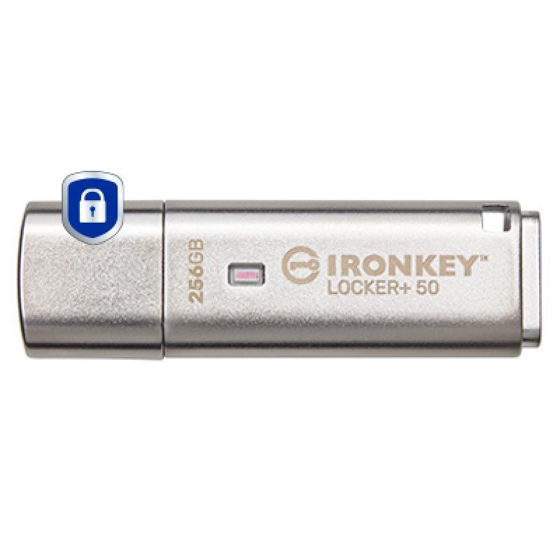 Kingston Technology IronKey 256 Go Locker Plus 50 AES Encryption 