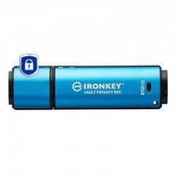 Kingston Technology IronKey 512Go USB-C Vault Privacy 50C chiffrée AES-256, FIPS 197 