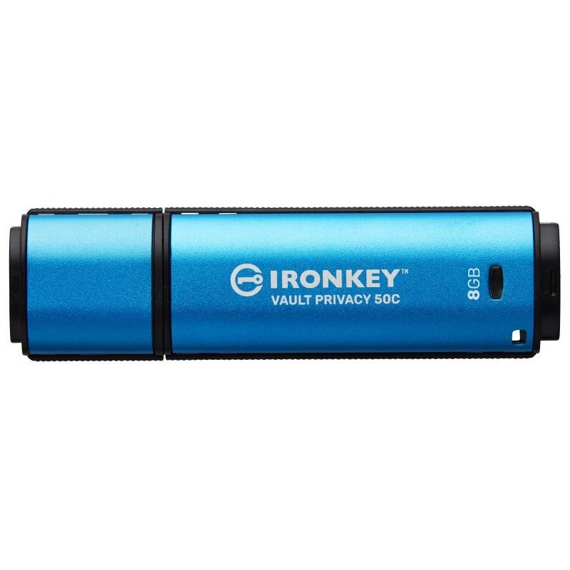 Kingston Technology IronKey 8Go USB-C Vault Privacy 50C chiffrée AES-256, FIPS 197 