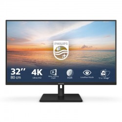 Philips 1000 series 32E1N1800LA/00 écran plat de PC 80 cm (31.5") 3840 x 2160 pixels 4K Ultra HD LCD Noir 