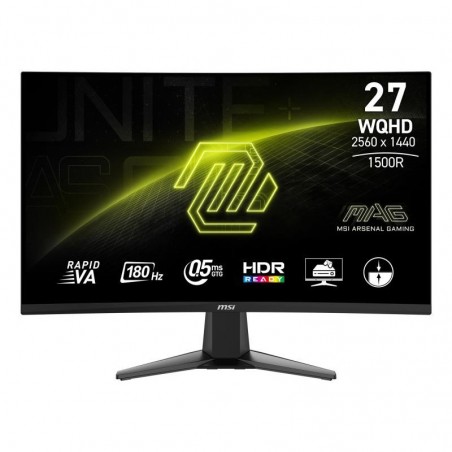 MSI MAG 27CQ6F écran plat de PC 68,6 cm (27") 2560 x 1440 pixels Quad HD LCD Noir 