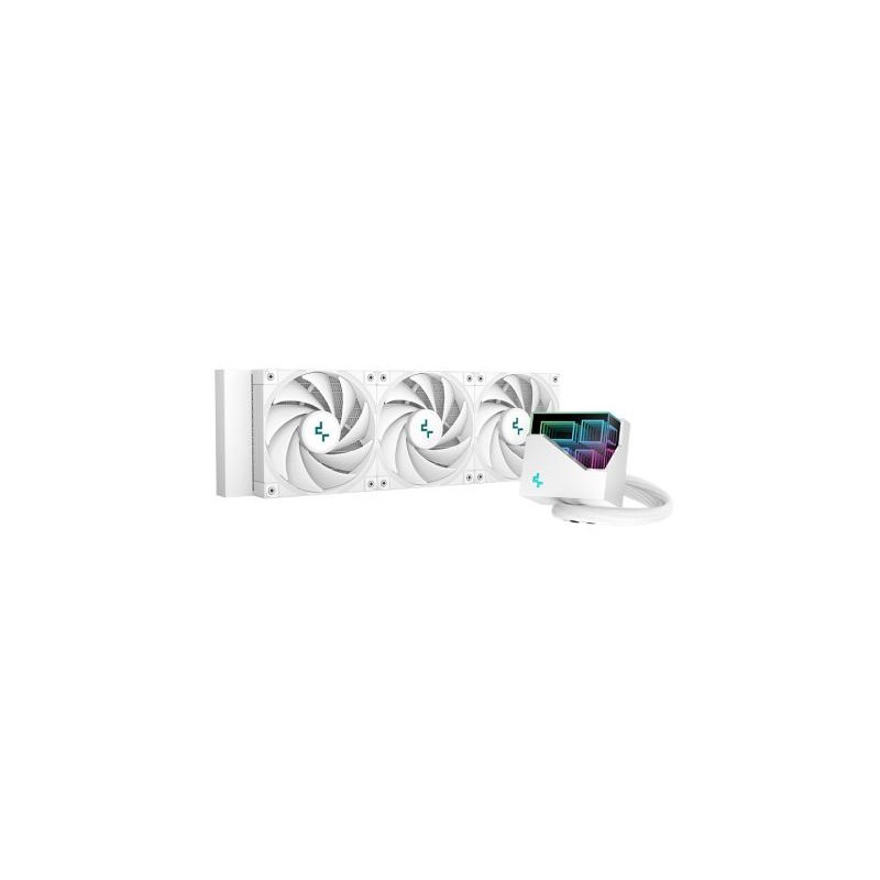 DeepCool LT720 WH Processeur Refroidisseur de liquide tout-en-un 12 cm Blanc 1 pièce(s) 