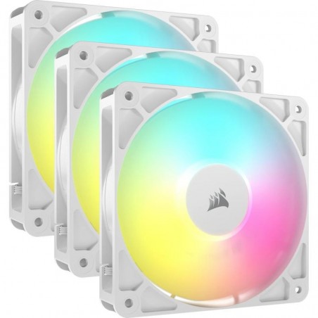 Corsair RS120 ARGB Boitier PC Ventilateur 12 cm Blanc 3 pièce(s) 