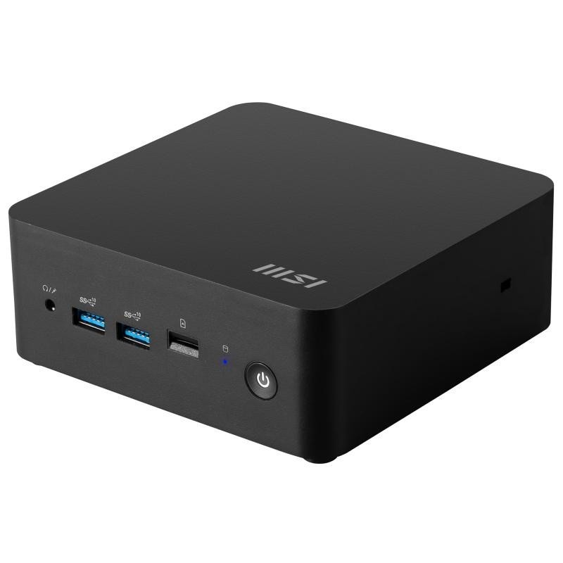 MSI Cubi NUC 13MQG-209BEU 0.84L sized PC Noir 1365U Intel SoC 3,9 GHz 