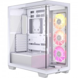 CORSAIR iCUE LINK 3500X RGB Mid-Tower PC Case, White 