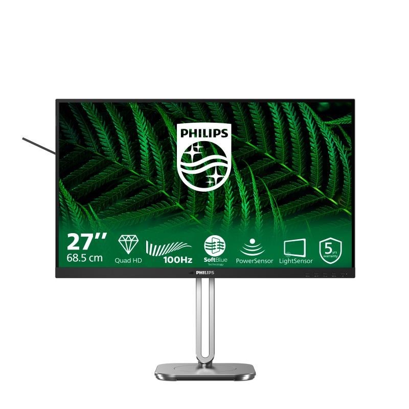 Philips 5000 series 27B2G5500/00 écran plat de PC 68,6 cm (27") 2560 x 1440 pixels Quad HD LCD Anthracite 
