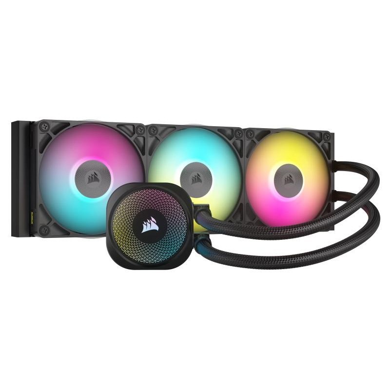 Corsair iCUE LINK TITAN RX RGB Processeur Refroidisseur de liquide tout-en-un 12 cm Noir 1 pièce(s) 
