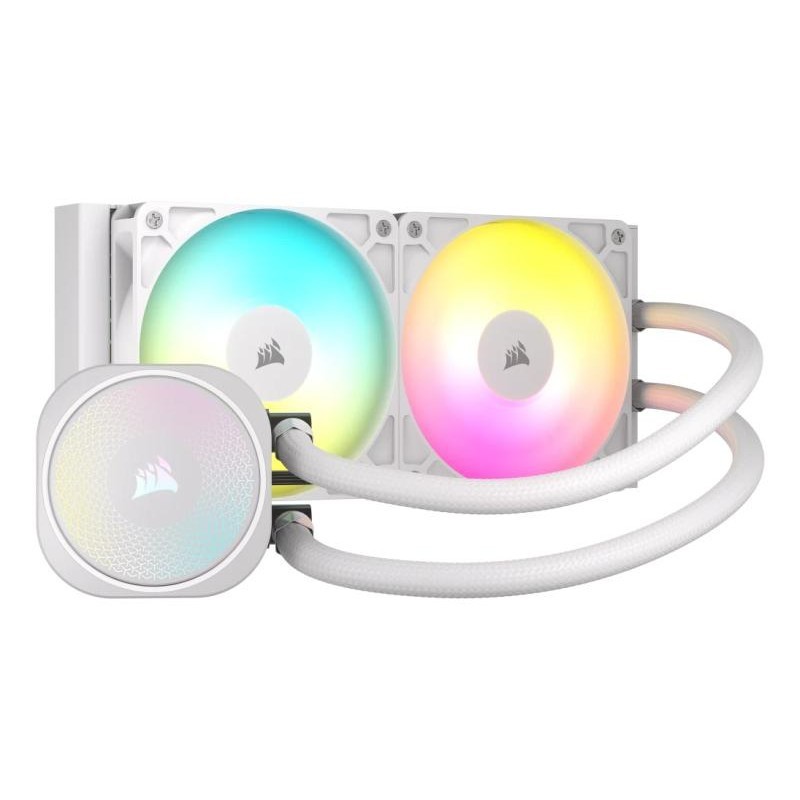 Corsair Nautilus 240 RS ARGB Liquid Processeur Refroidisseur de liquide tout-en-un Blanc 1 pièce(s) 
