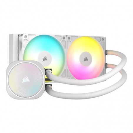Corsair Nautilus 240 RS ARGB Liquid Processeur Refroidisseur de liquide tout-en-un Blanc 1 pièce(s) 