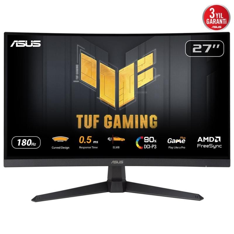 ASUS TUF Gaming VG27WQ3B écran plat de PC 68,6 cm (27") 2560 x 1440 pixels Quad HD LCD Noir 