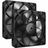 Corsair iCUE LINK RX140 MAX Boitier PC Ventilateur 14 cm Noir 2 pièce(s) 