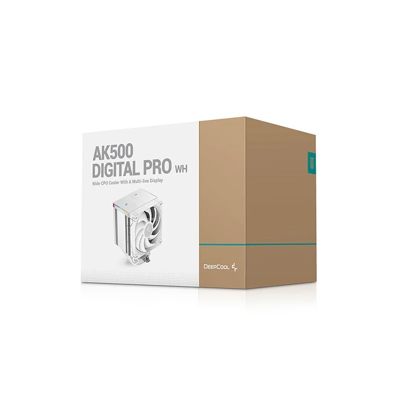 DeepCool AK500 Digital Pro WH Processeur Refroidisseur d’air 12 cm Blanc 