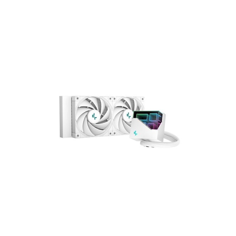 DeepCool LT520 WH Processeur Refroidisseur de liquide tout-en-un 12 cm Blanc 1 pièce(s) 