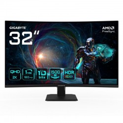 GIGABYTE GS32QCA 31.5" Moniteur Gaming Incurvé QHD 