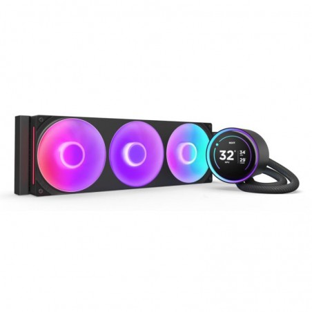 NZXT Kraken Elite 360 RGB Processeur Refroidisseur de liquide tout-en-un 12 cm Noir 1 pièce(s) 