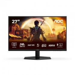 AOC G4 Q27G42ZE écran plat de PC 68,6 cm (27") 2560 x 1440 pixels Quad HD LCD Noir, Rouge 