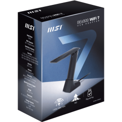 MSI BE6500 WiFi7 USB Stick - Dongle WLAN 2880 Mbit/s 