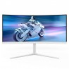 Philips Evnia 5000 34M2C5501A/00 écran plat de PC 86,4 cm (34") 3440 x 1440 pixels Wide Quad HD LCD Blanc 