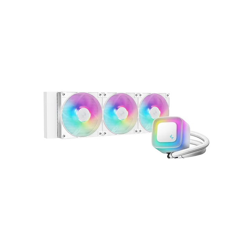 DeepCool LE360 WH V2 Processeur Refroidisseur de liquide tout-en-un 12 cm Blanc 1 pièce(s) 