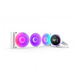 NZXT Kraken Elite 420 RGB Processeur Refroidisseur de liquide tout-en-un 14 cm Blanc 1 pièce(s) 