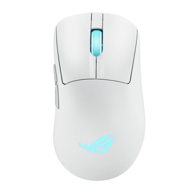 ASUS ROG Keris II Origin WHT souris Gaming Droitier RF Wireless + Bluetooth + USB Type-A Optique 42000 DPI 
