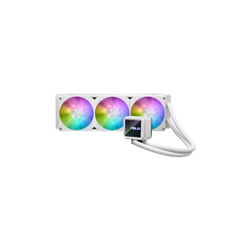 ASUS TUF Gaming LC III 360 ARGB LCD White Edition Processeur Refroidisseur de liquide tout-en-un 12 cm Blanc 1 pièce(s) 