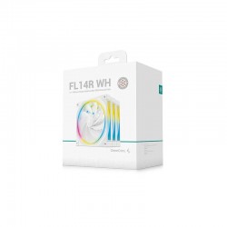 DeepCool FL14R Boitier PC Ventilateur 14 cm Blanc 3 pièce(s) 